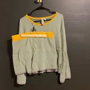 Comfy cute Anthropologie sweater set.